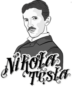 nikola tesla digital image