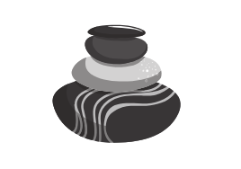 stacked meditation rocks balanced cairn